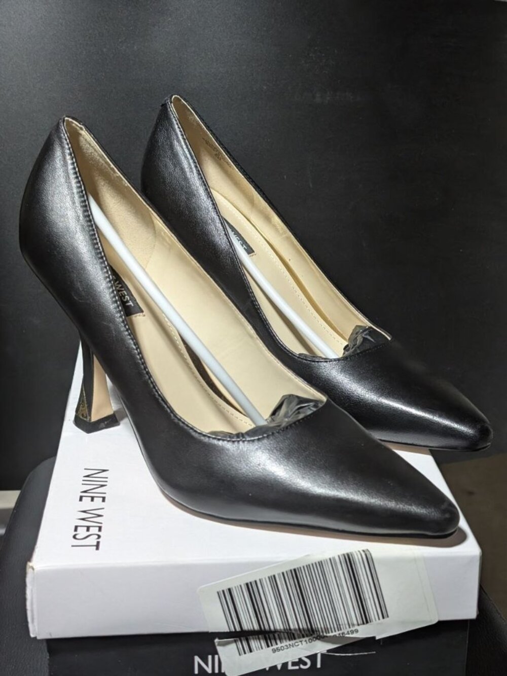 Nine West Vylot Pointy Toe Pumps Black US Size 10 - Picture 2 of 10
